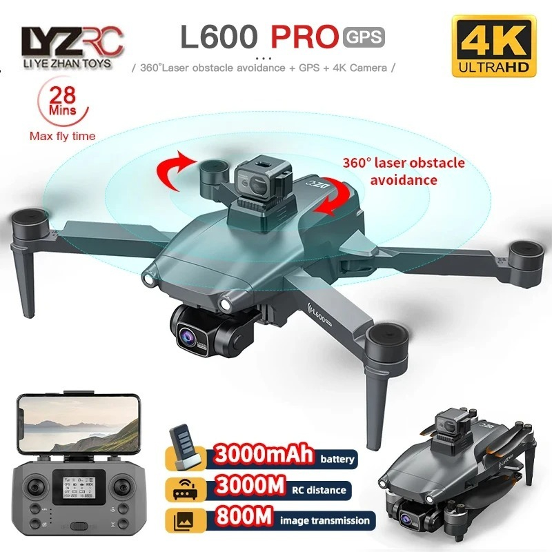 Drone Vs Rc Helicopter - L600 PRO RC Drohne 4K HD