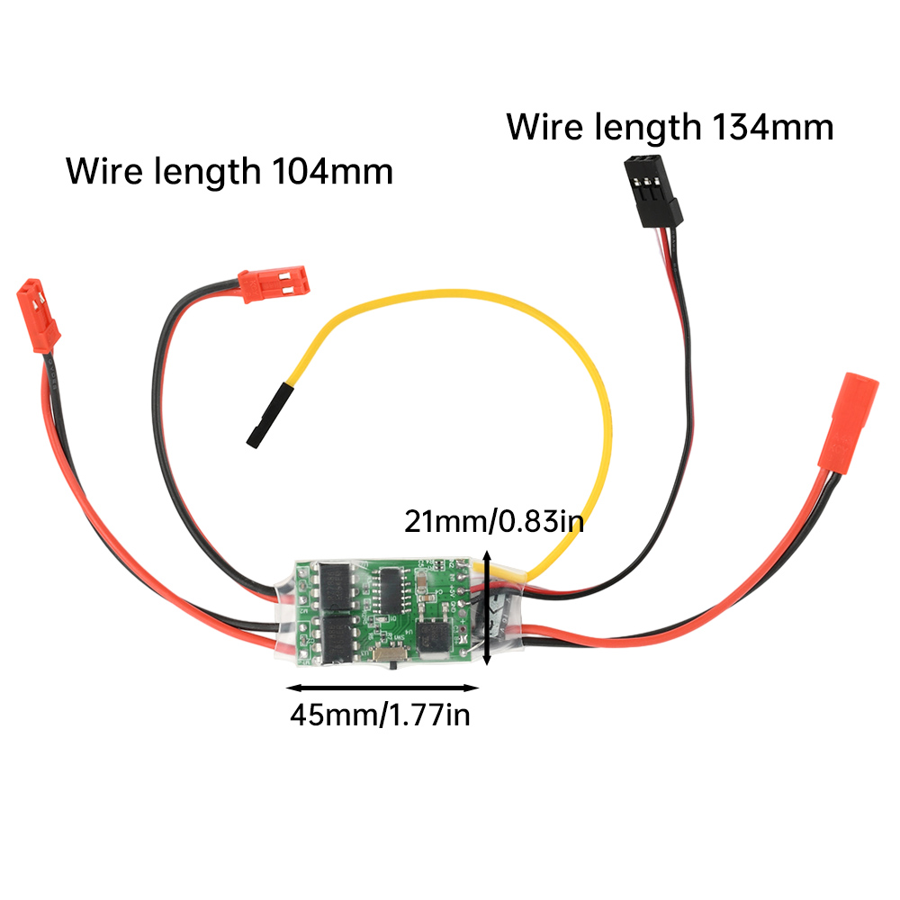 Drone Motor Rc Car - Zweikanaliger bidirektionaler ESC gebürsteter elektrischer Geschwindigkeitsregler