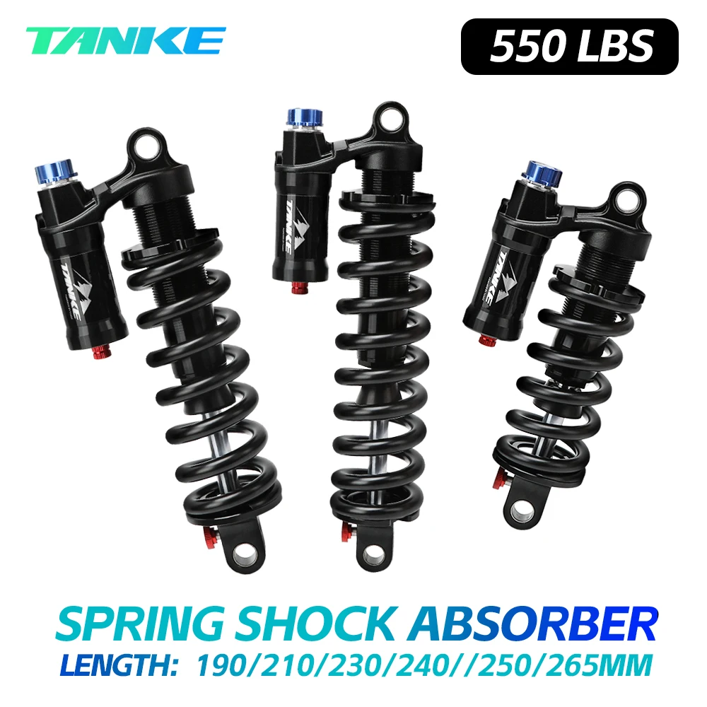 Rc Suspension Arm - TANKE Mountainbike-Stoßdämpfer hinten 550LBS Aufhängungsfeder Soft