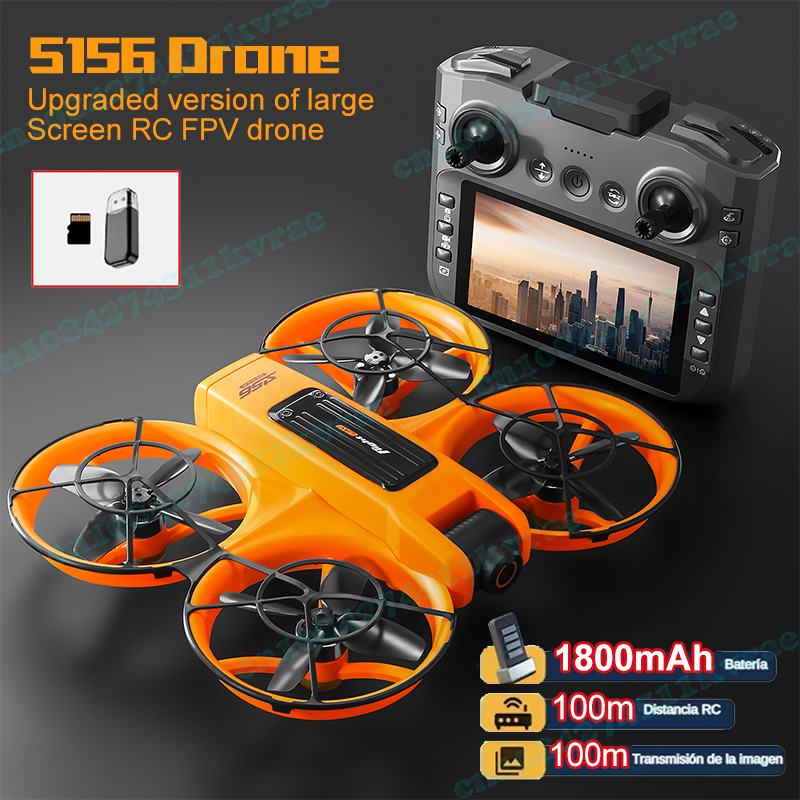 Drone Vs Rc Helicopter - S156 FPV Drohne 4K HD Kamera