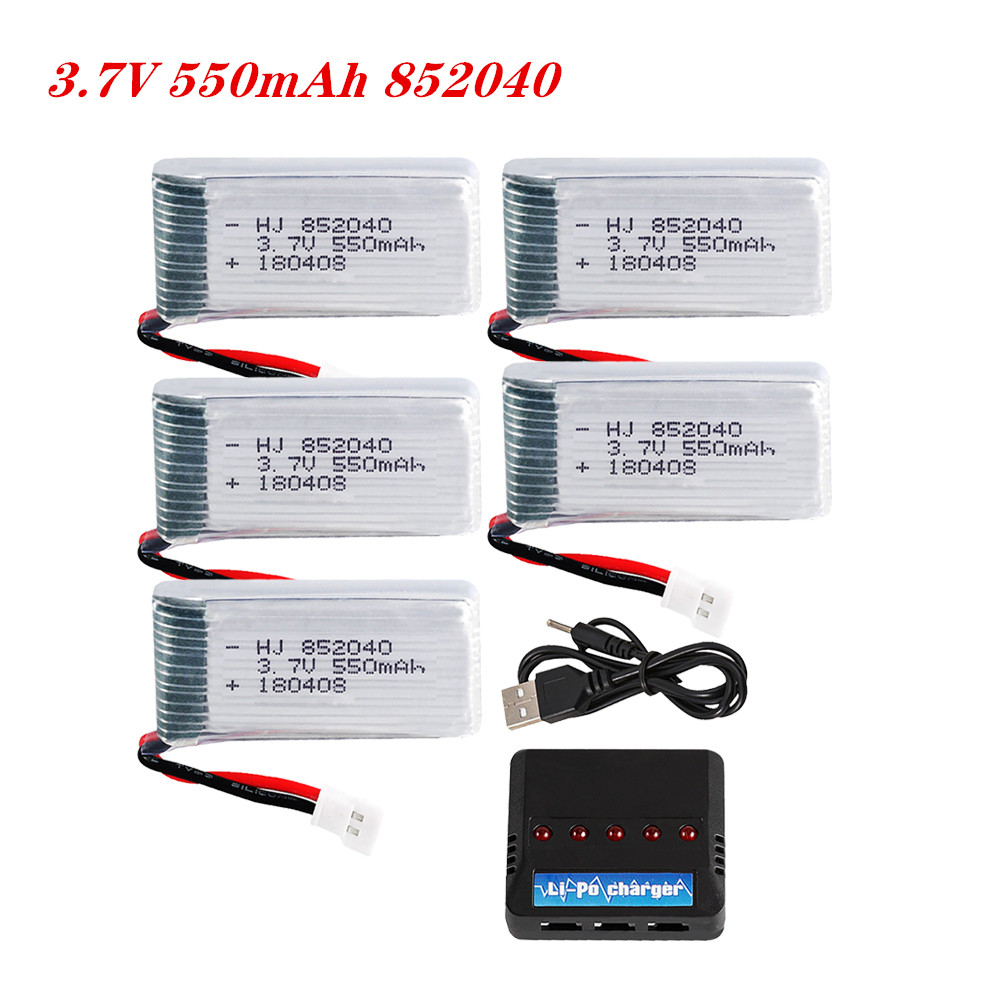 Lipo Battery Charger - 3,7 V 550 mAh 25C Lipo-Akku