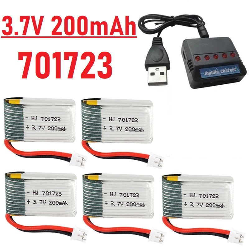 Lipo Battery Charger - Upgrade 3,7V 200mAh Akku mit Ladegerät