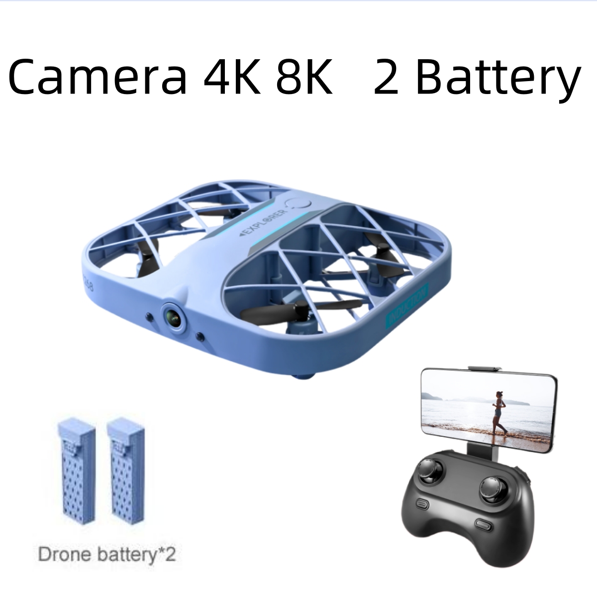 Drone Ae Rc - JJRC H107 FPV RC-Drohne mit 2