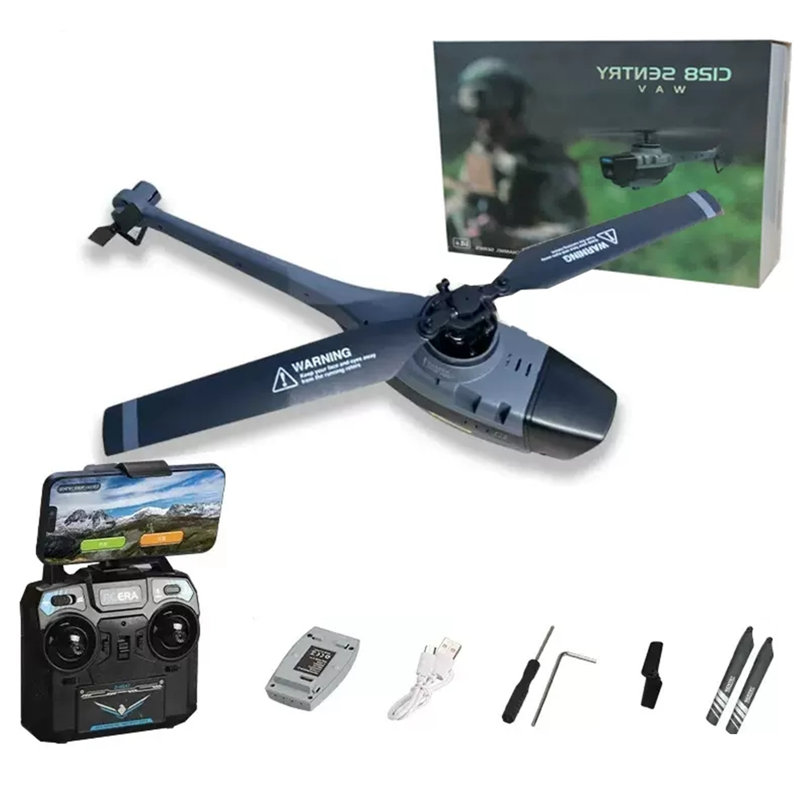 C128 RC Hubschrauber 4 Propell – Drone Vs Rc Helicopter Bewertung und Preis