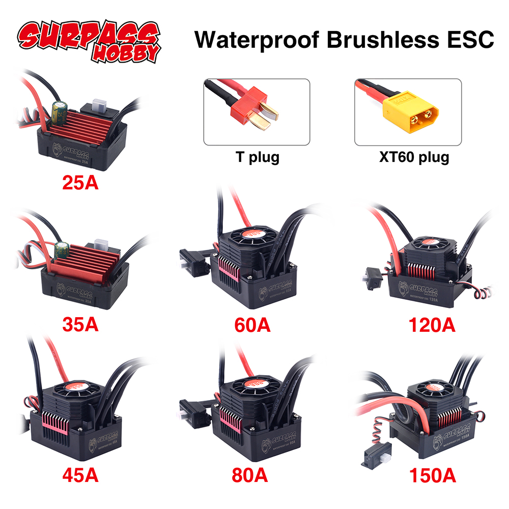 SURPASSHOBBY ESC 150A 80A 120A – Drone Motor Rc Car Bewertung und Preis
