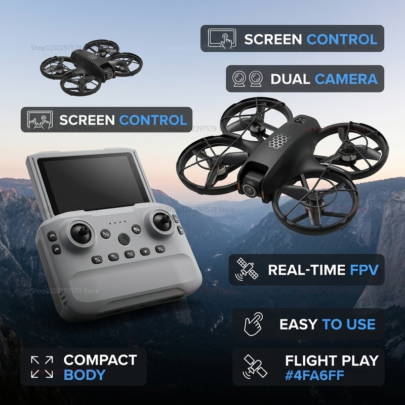 2026 NEUES M5 Flugzeug für Luf – Drone Pro Rc Ufo Bewertung und Preis