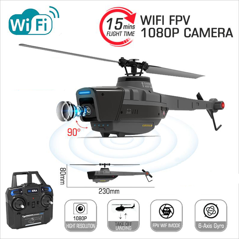 C128 2,4G RC Hubschrauber 4 Pr – Drone Vs Rc Helicopter Bewertung und Preis