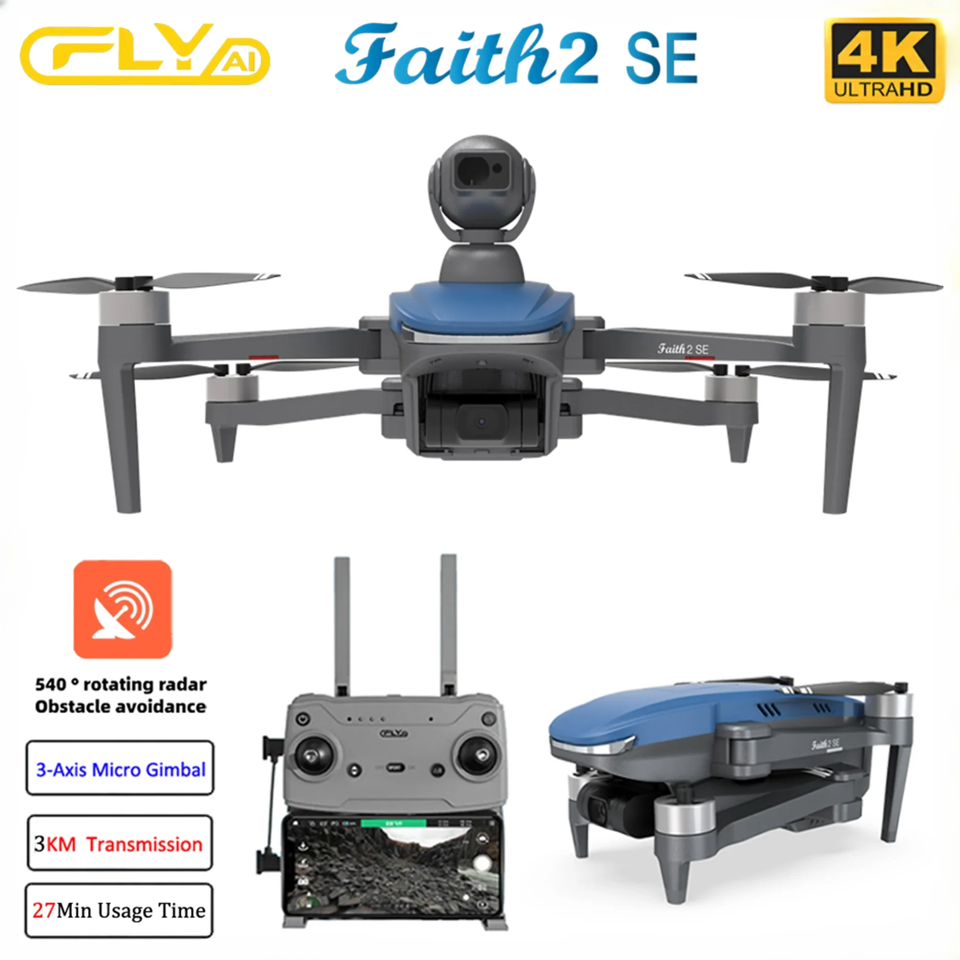 Faith 2 SE mit 540 °   Hindern – Drone Vs Rc Helicopter Bewertung und Preis