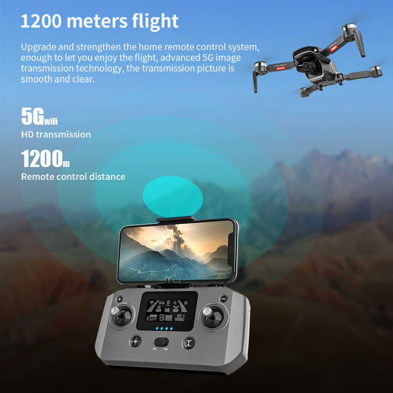 L106 Pro 3 Drohne 5G WIFI FPV  – Drone Rc Foldable Bewertung und Preis