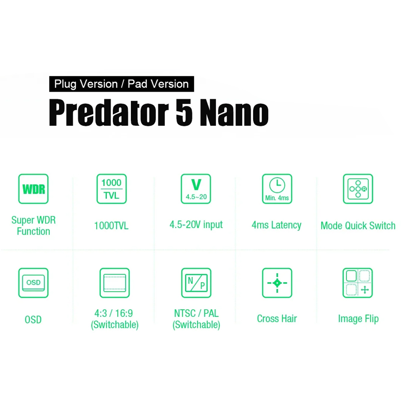 FOXEER Predator V5 Nano 1000TV – Drone Vs Rc Helicopter Bewertung und Preis