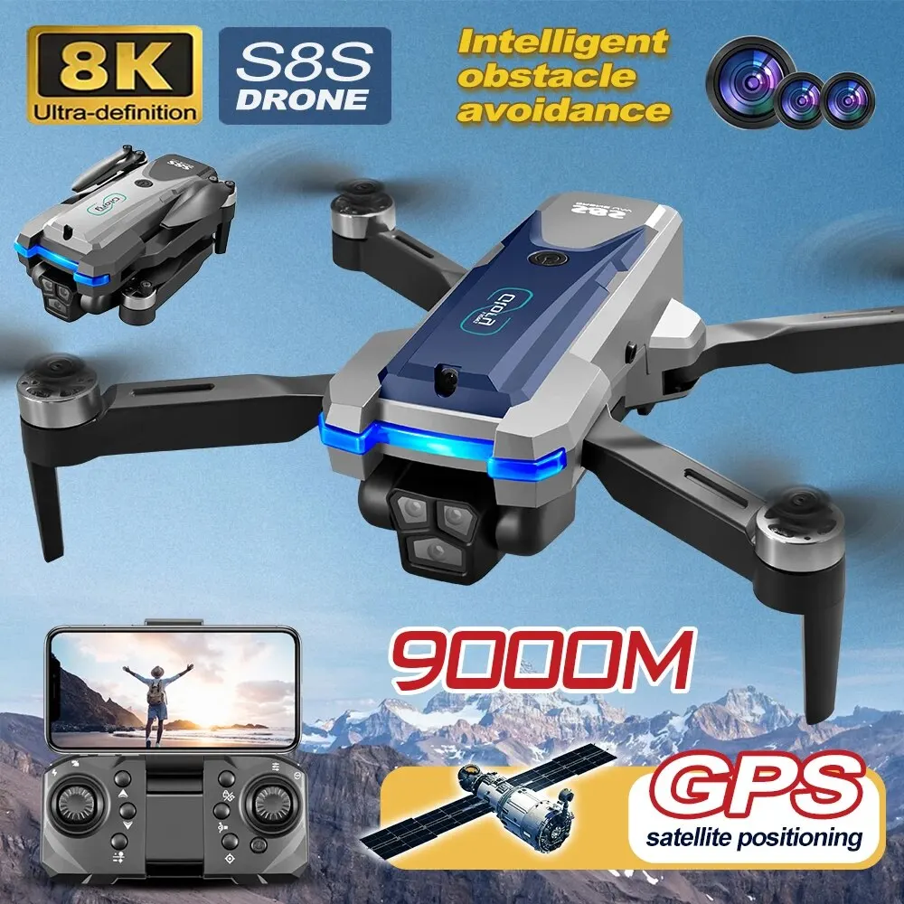 S8s gps drohne 5g wifi 8k hd d – Drone Ae Rc Bewertung und Preis